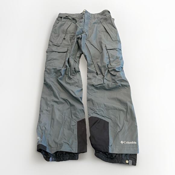 Columbia Mens Gray Slope Style Omni Heat Ski Snowboard Pants Size M XM8007 - Picture 1 of 10
